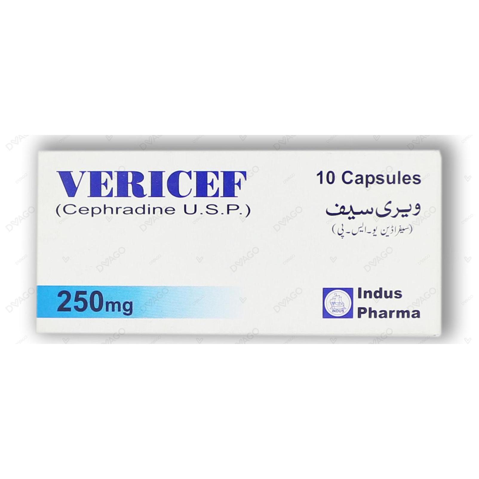 VERICEF 250mg Capsule 2x5s
