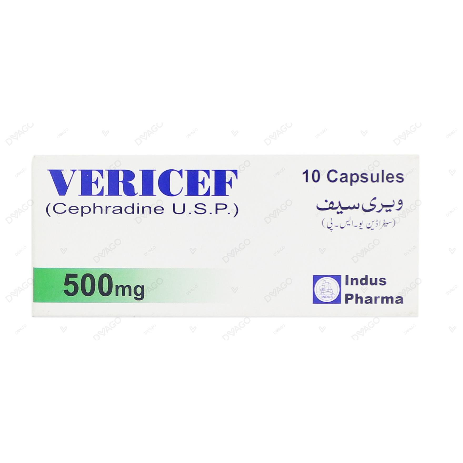 VERICEF 500mg Capsule 2x5s