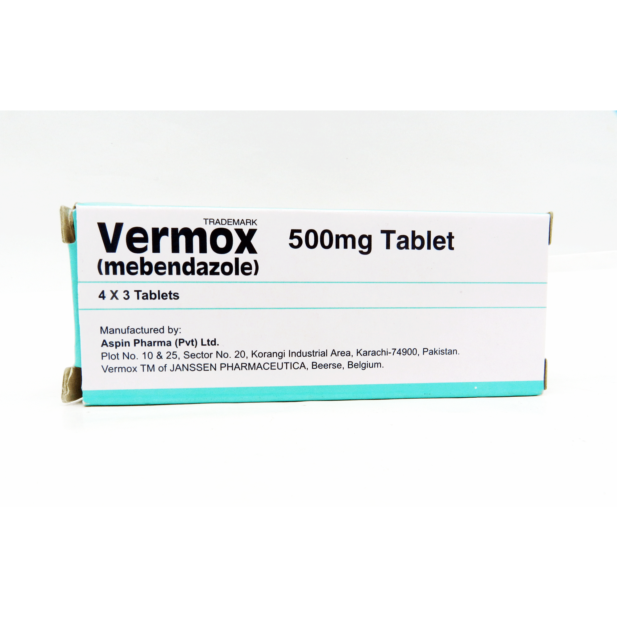 Vermox tablet 500 mg 12’s