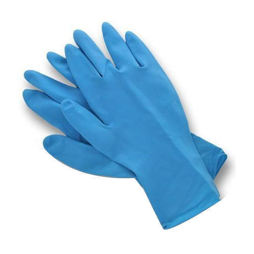 Vinyl Blue Doctor Hand Gloves