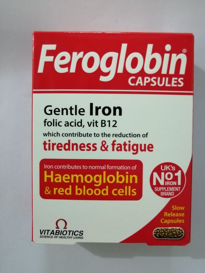 Vitabiotics Feroglobin Capsules 30s