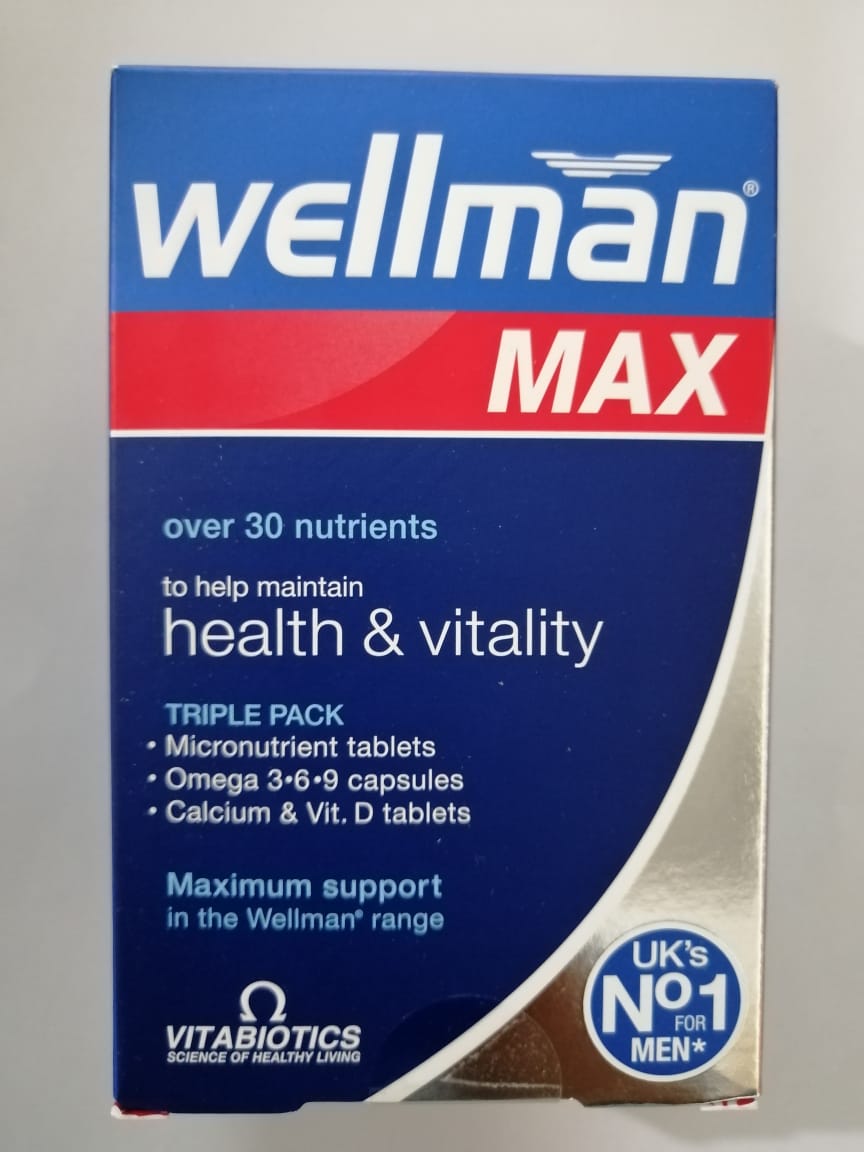 Vitabiotics Wellman Max 84 Tablets