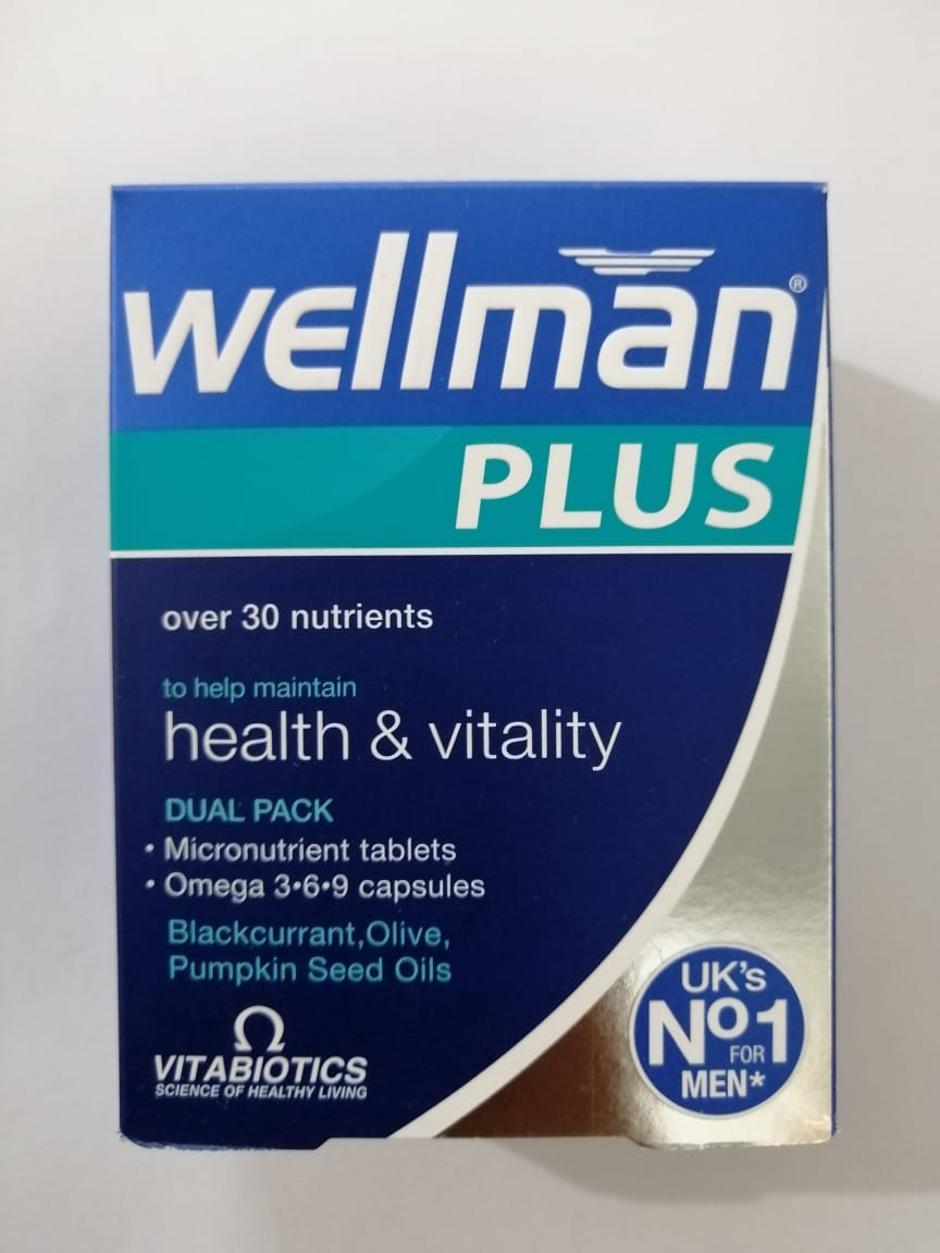 Vitabiotics Wellman plus 56 Tablets