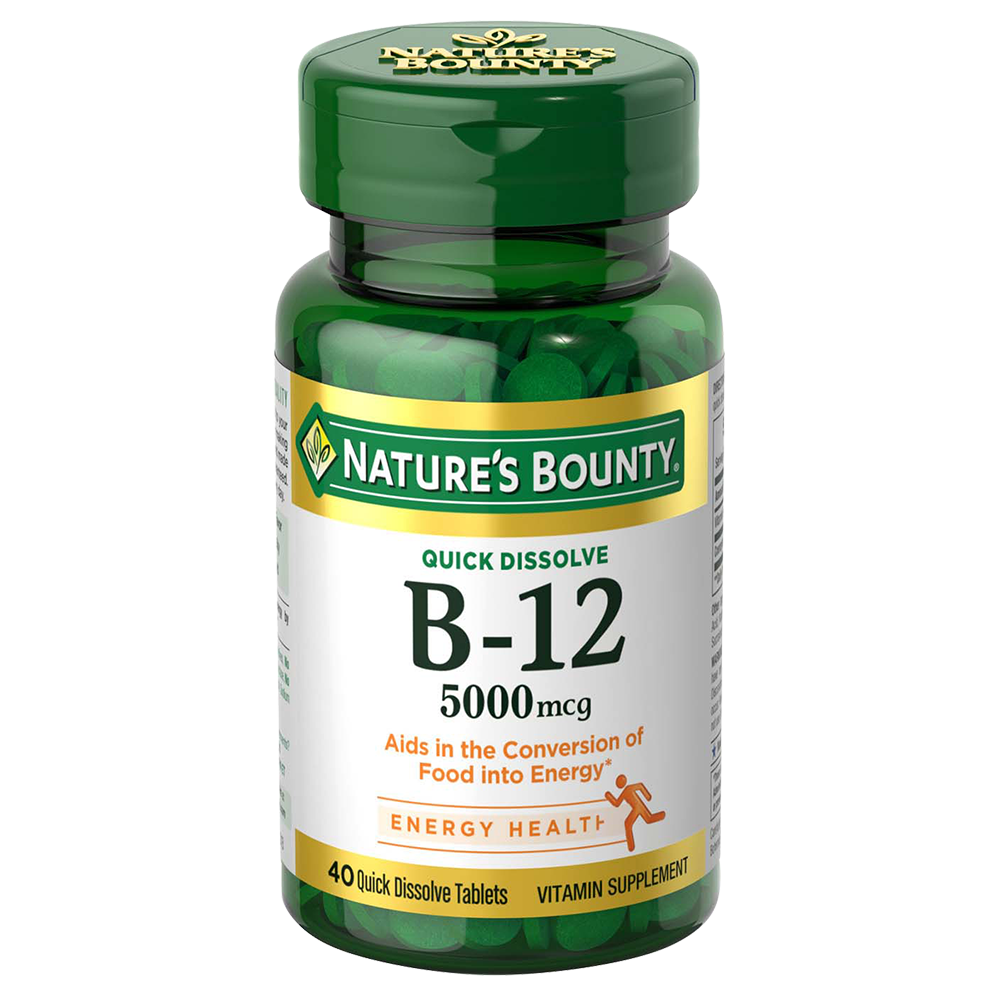Vitamin B12 TABLET 5000 MCG-NATURE’S BOUNTY