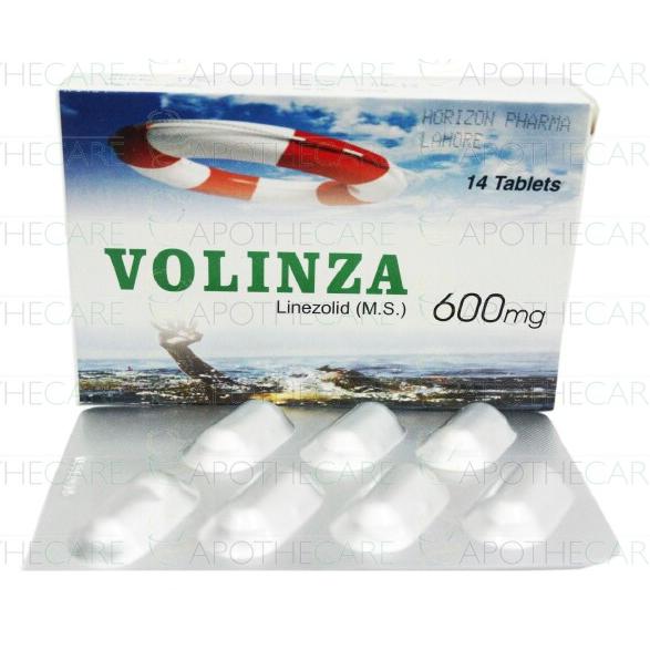 Volinza tablet 600 mg 2×7’s