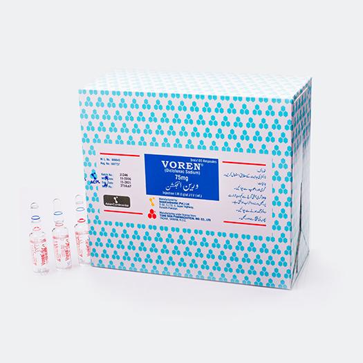 Voren Injection 75 mg/3 mL 100 Ampx3 mL