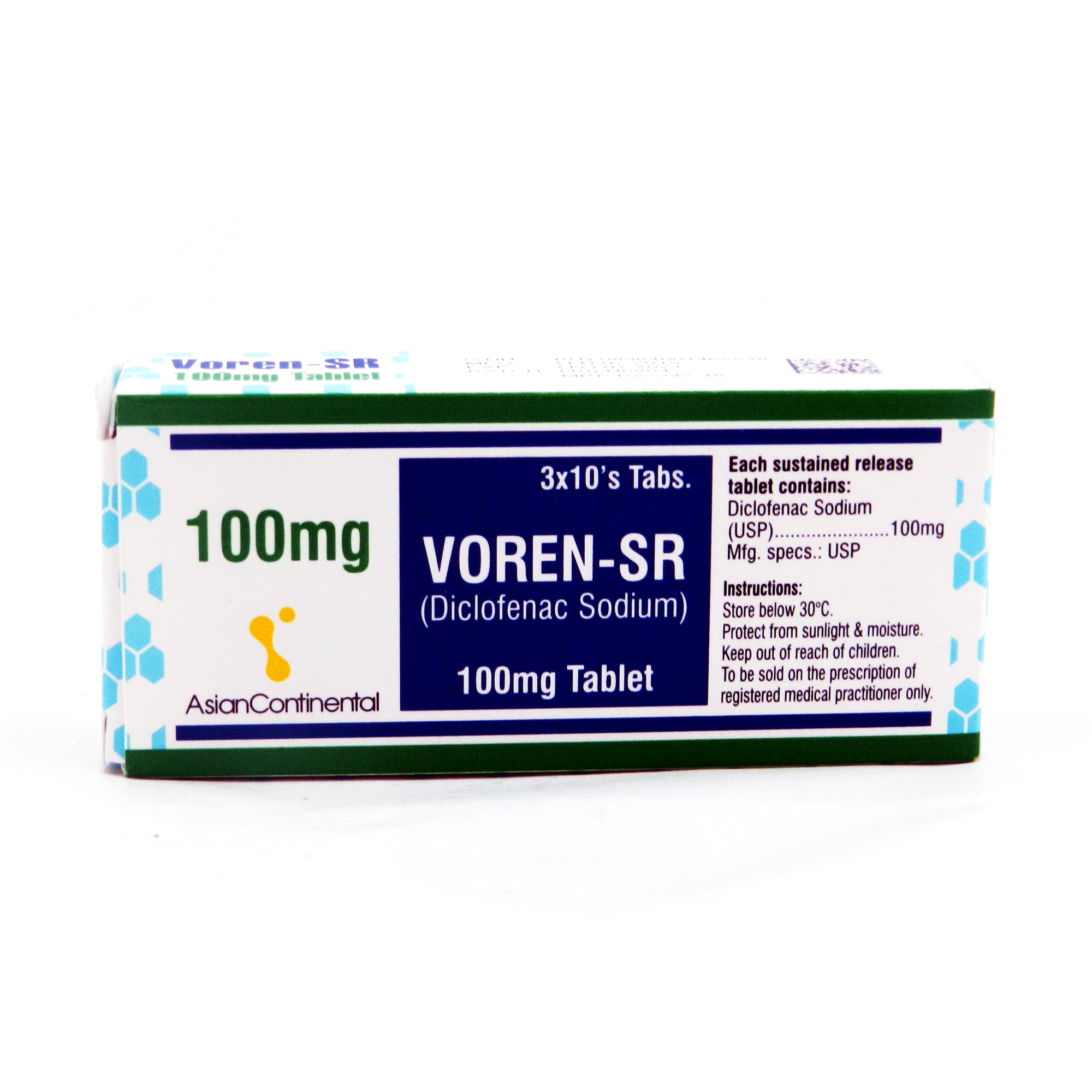 Voren tablet SR 100 mg 30’s