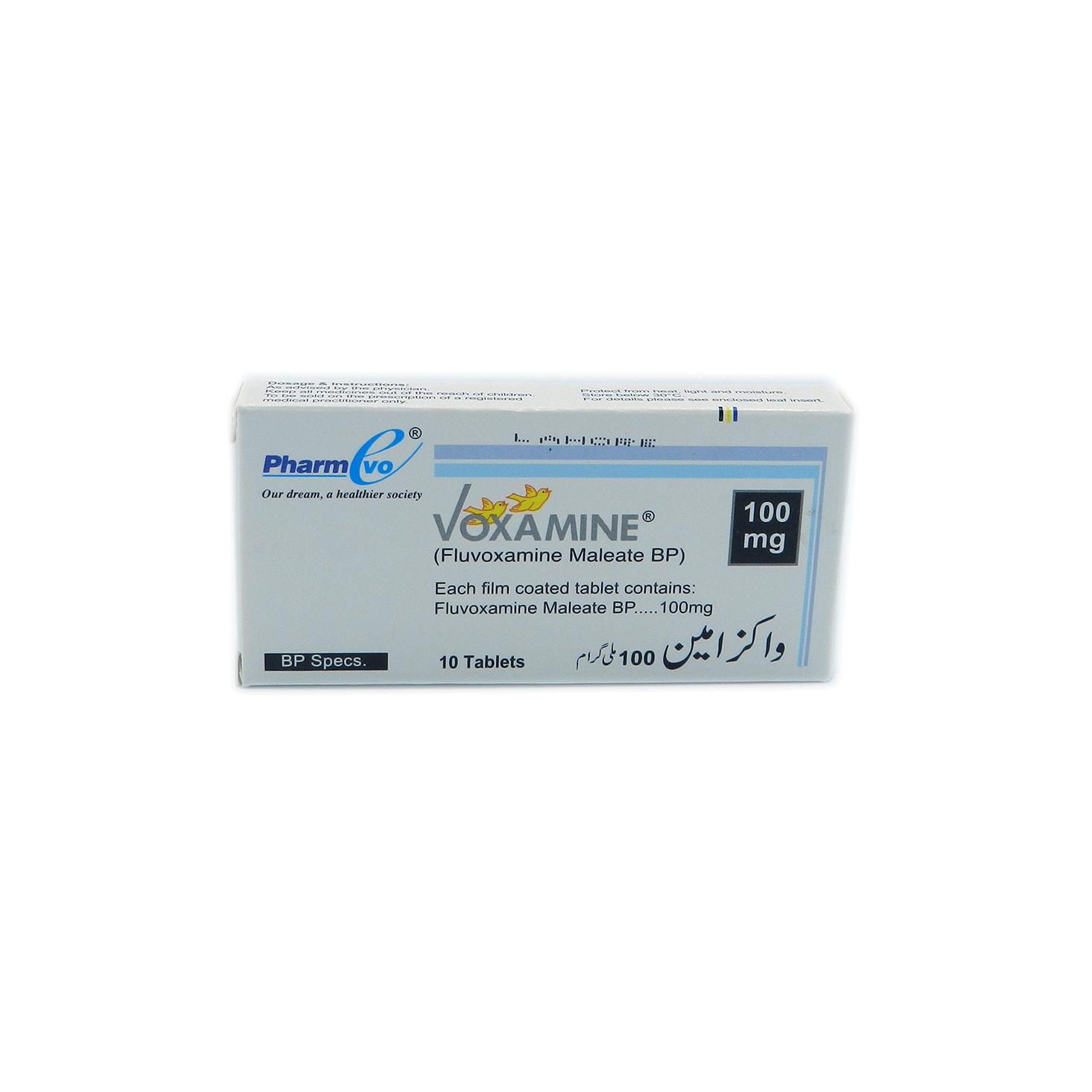 Voxamine tablet 100 mg 10’s