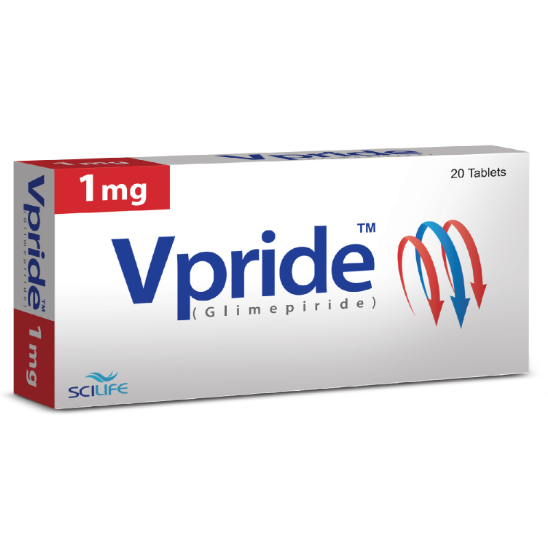 Vpride tablet 1 mg 2×10’s