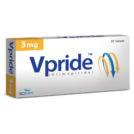 Vpride tablet 3 mg 2×10’s