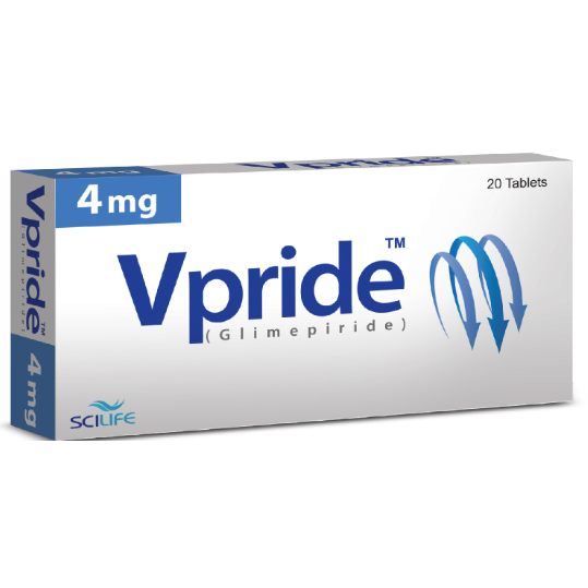 Vpride tablet 4 mg 2×10’s