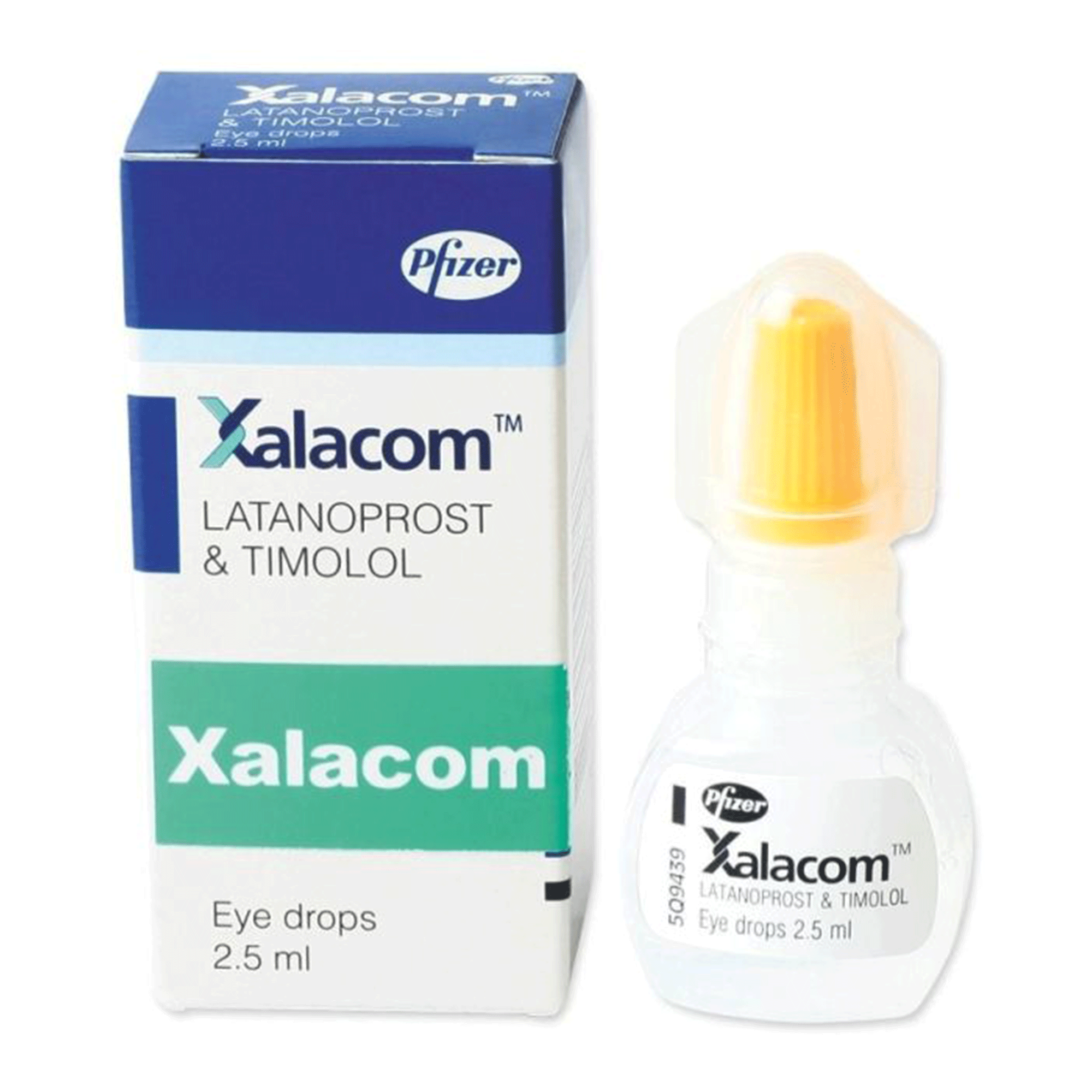 Xalacom Eye Drops 0.005/0.5 % 2.5 mL