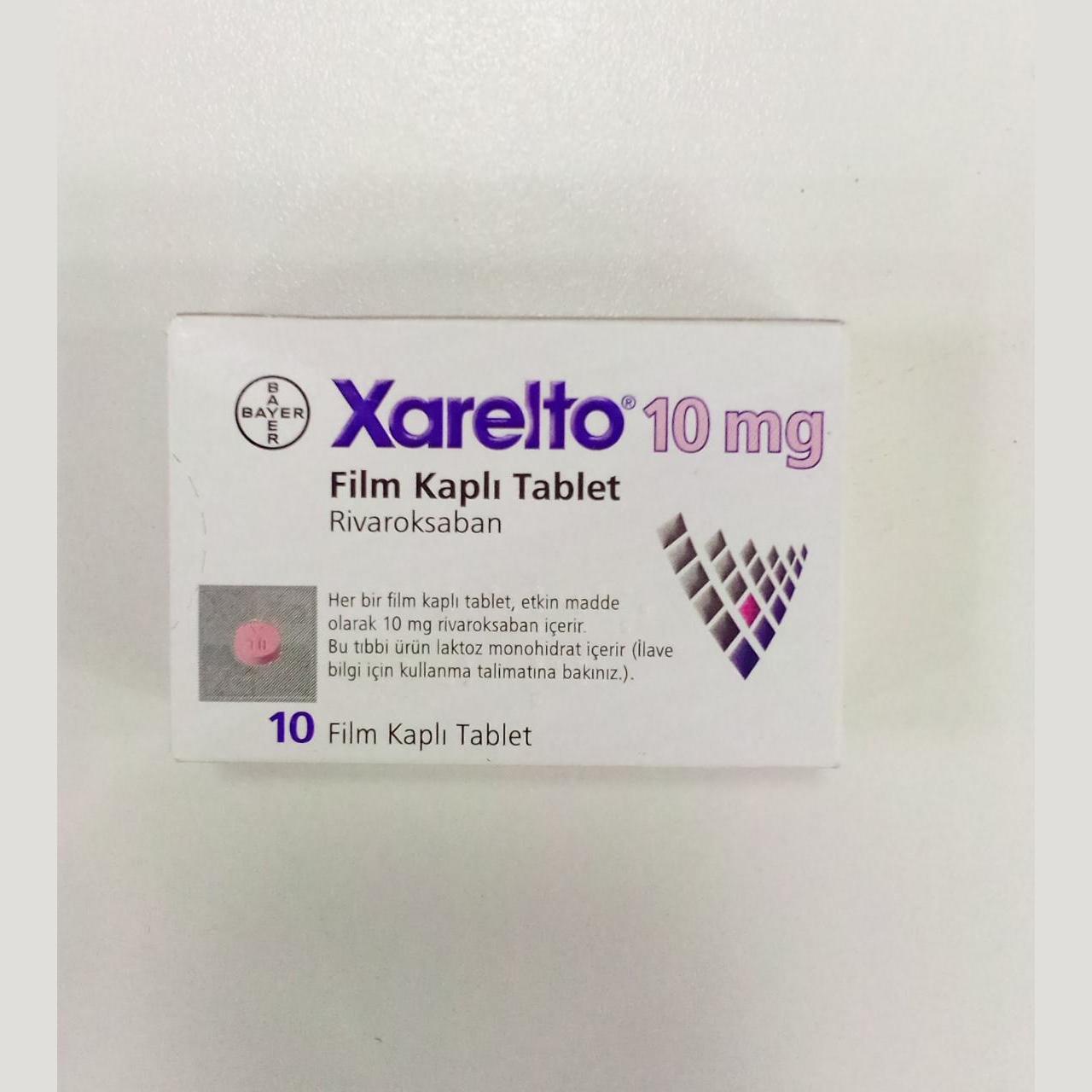 xarelto 10mg tablet (Rivaroxaban) Imported