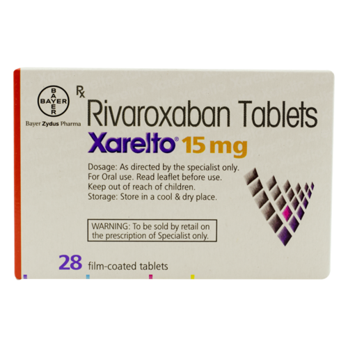 Xarelto 15mg tablet (rivaroxaban) imported