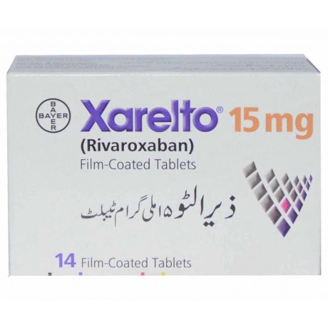 Xarelto tablet 15 mg 14’s