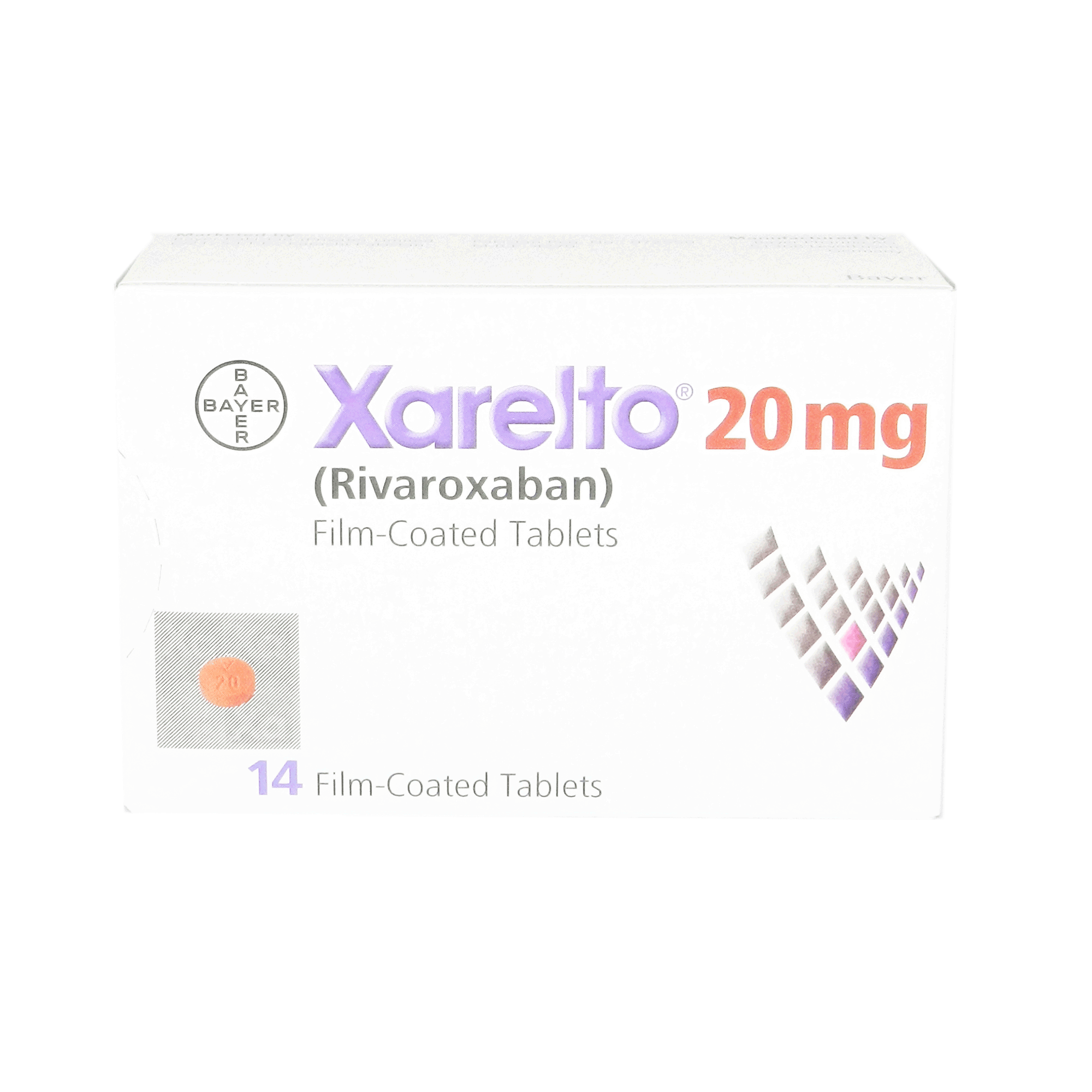 Xarelto tablet 20 mg 14’s
