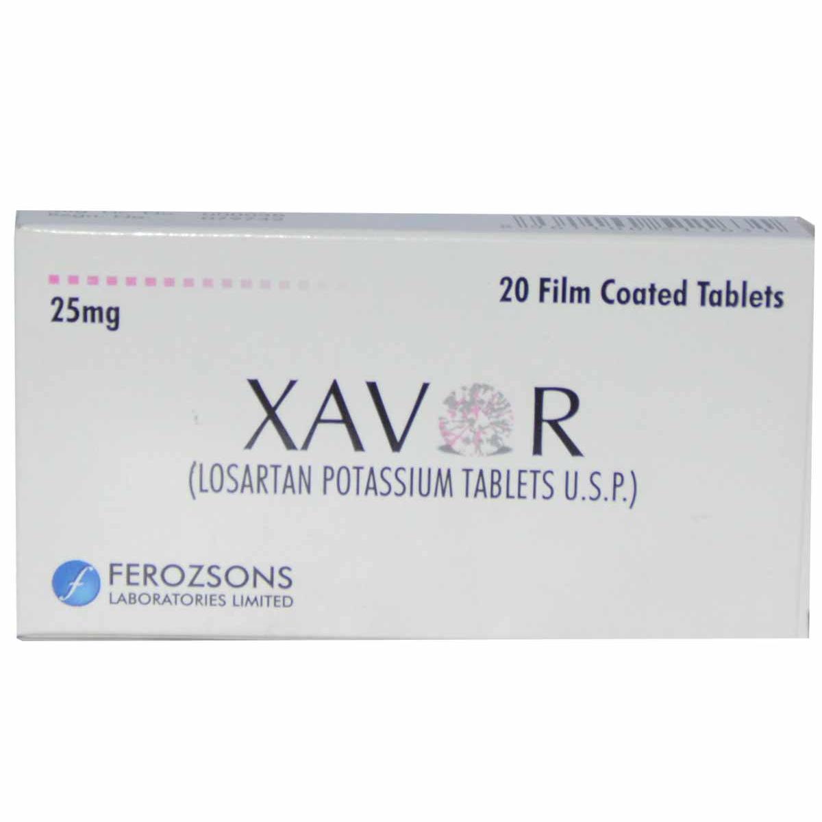 Xavor tablet 25 mg 20’s