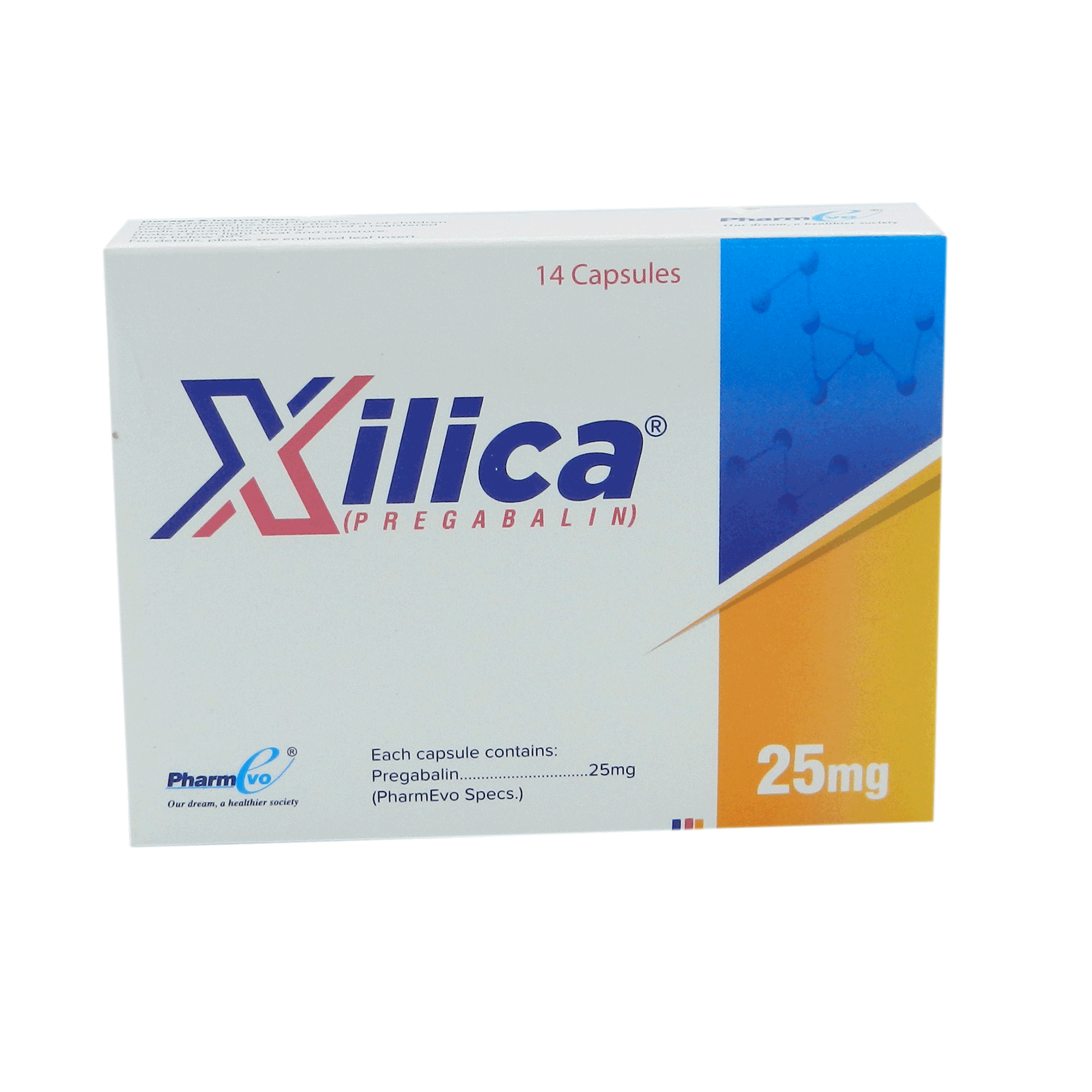 Xilica Cap 25mg 14s