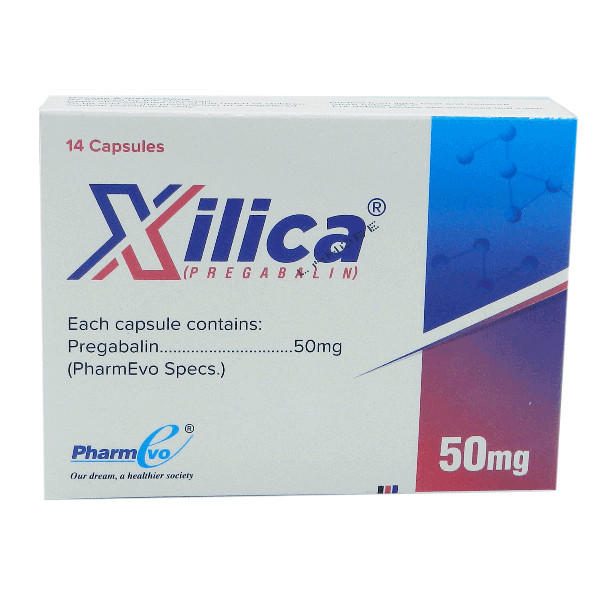 Xilica capsule 50 mg 14’s