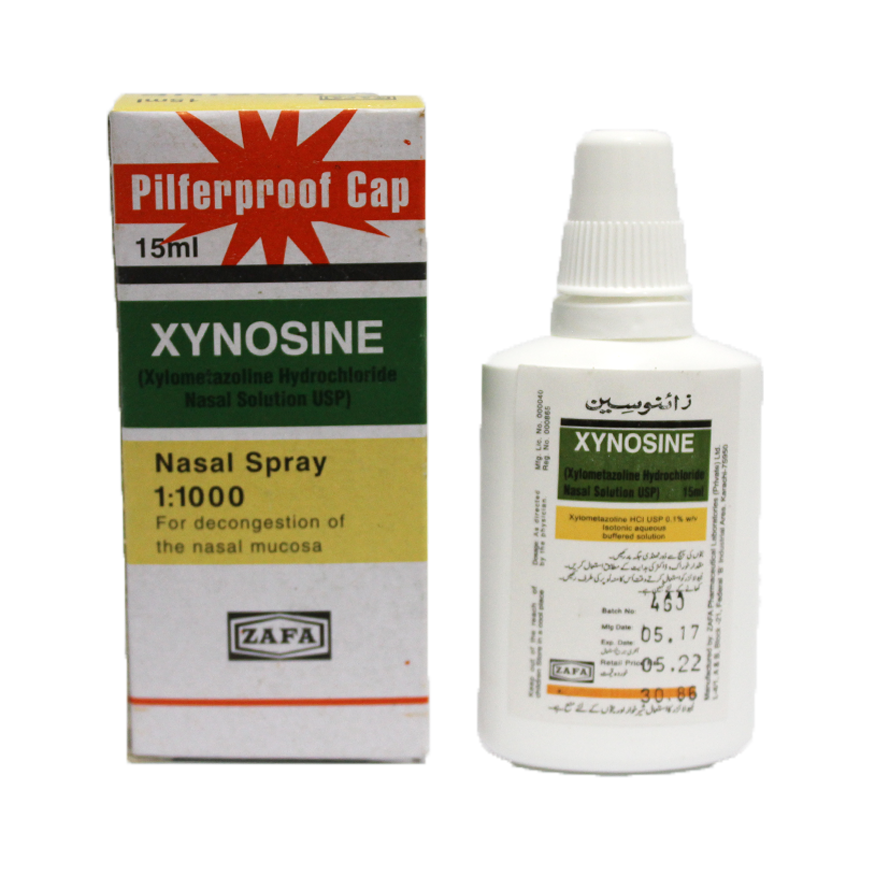 Xynosine 0.10% Nasal Spray Aq 15 ml
