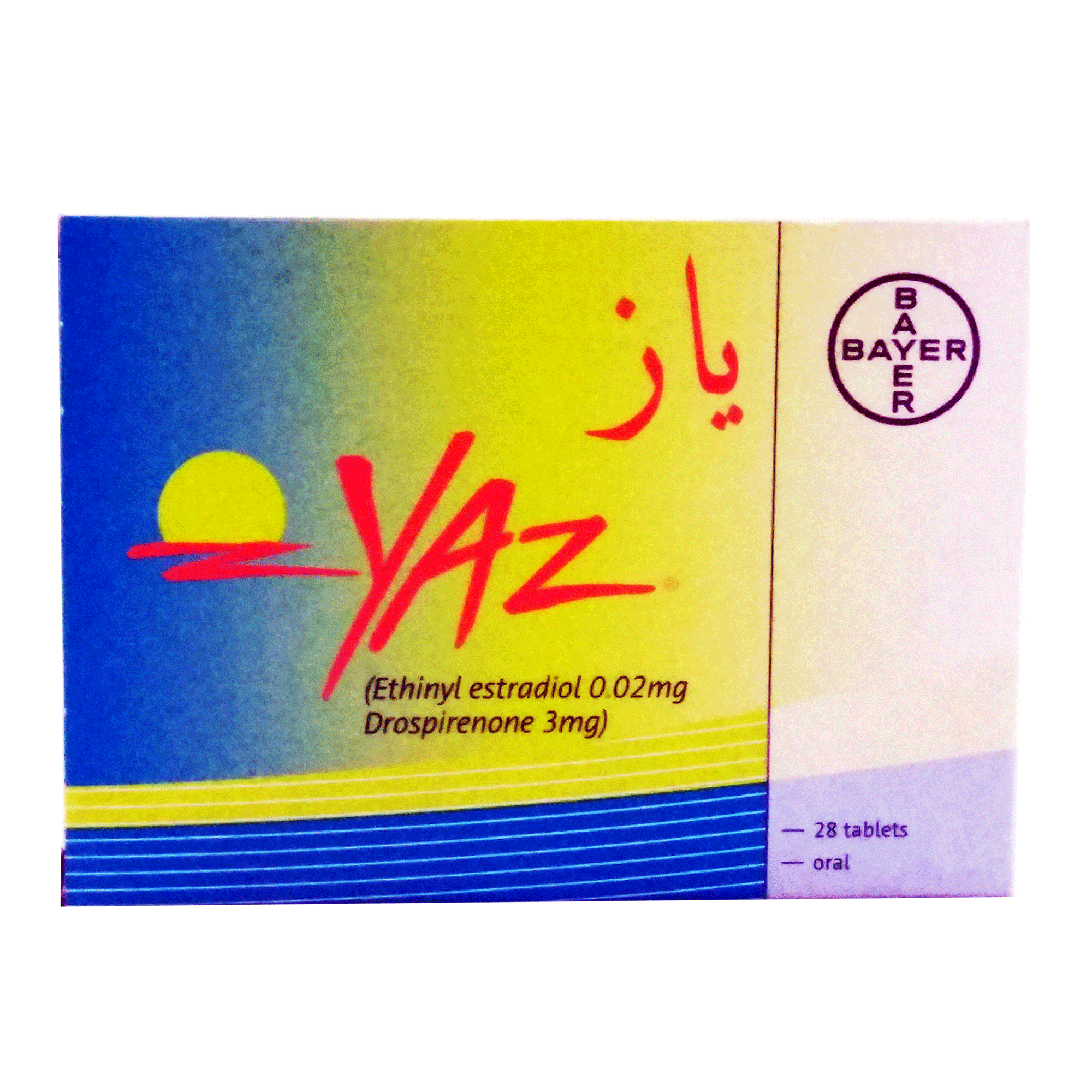 Yaz tablet 0.02/3 mg 28’s