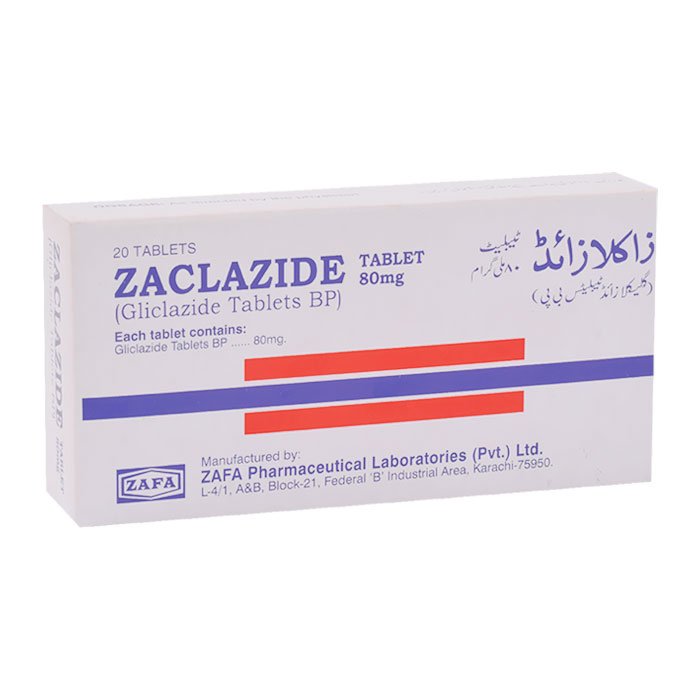 ZACLAZIDE 80mg Tablet 20s