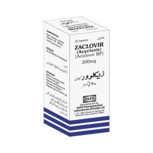 ZACLOVIR 200mg Capsule 25s