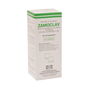 Zamoclav suspension 312.5 mg 60 mL