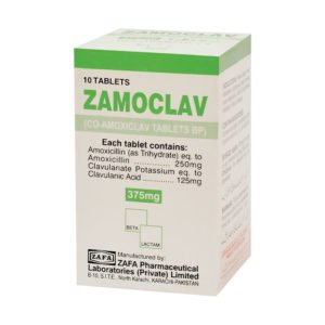 Zamoclav tablet 375 mg 10’s