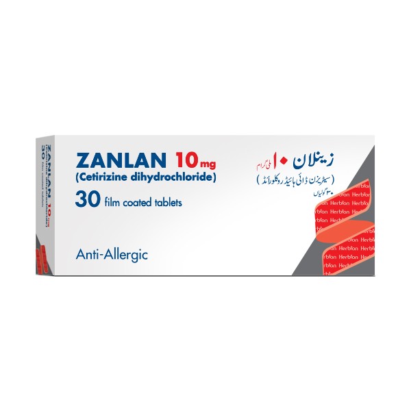 ZANLAN 10mg Tablet 30s