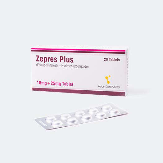 Zepres Plus tablet 10/25 mg 2×10’s