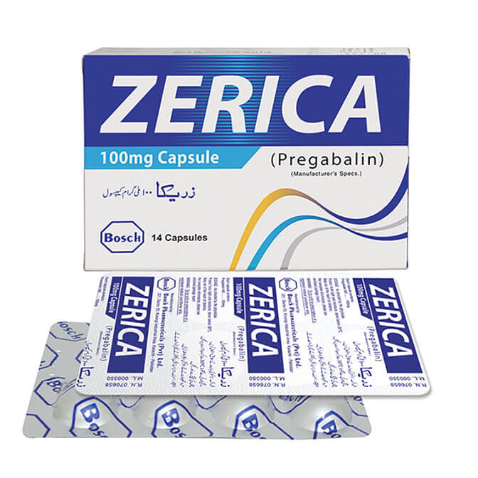 Zerica capsule 100 mg 14’s