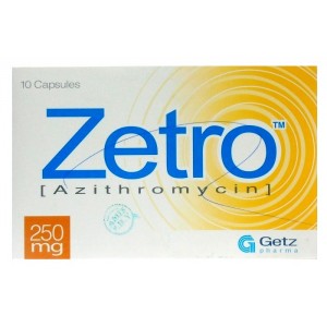 Zetro capsule 250 mg 10’s
