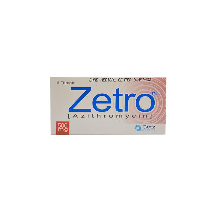 Zetro tablet 500 mg 3’s