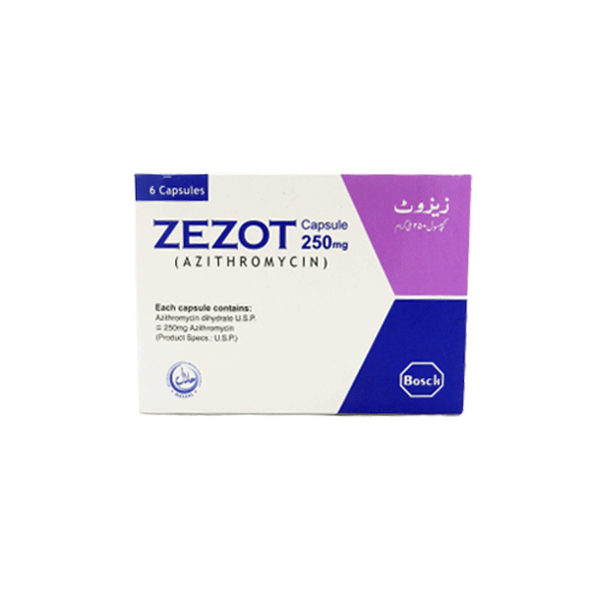 Zezot capsule 250 mg 6’s
