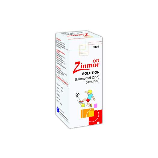 Zinmor OD Soln 20 mg 60 mL