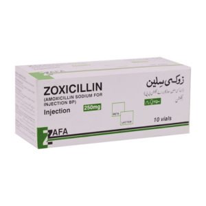 Zoxicillin Injection 250 mg 10 Vial