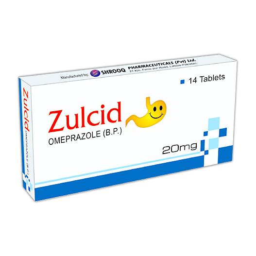 ZULCID 20mg Tablet 2x7s