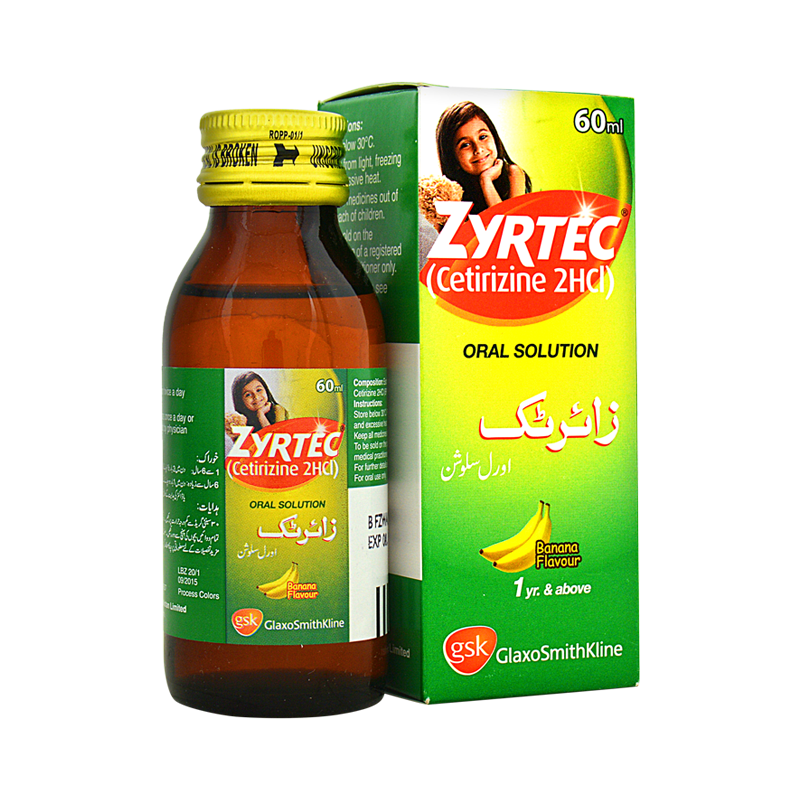 ZYRTEC 5mg|5ml Syrup 60ml